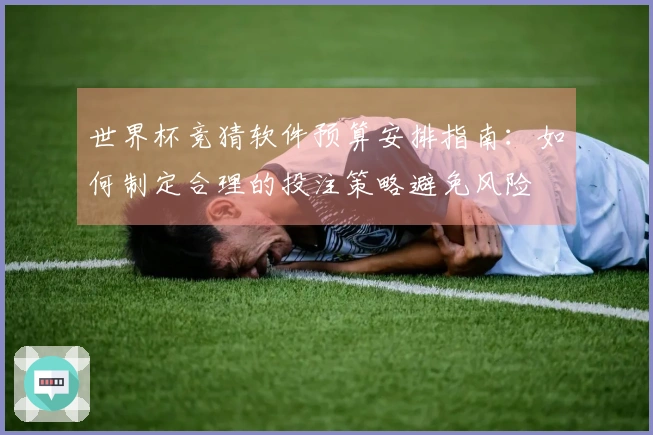 世界杯竞猜软件预算安排指南：如何制定合理的投注策略避免风险
